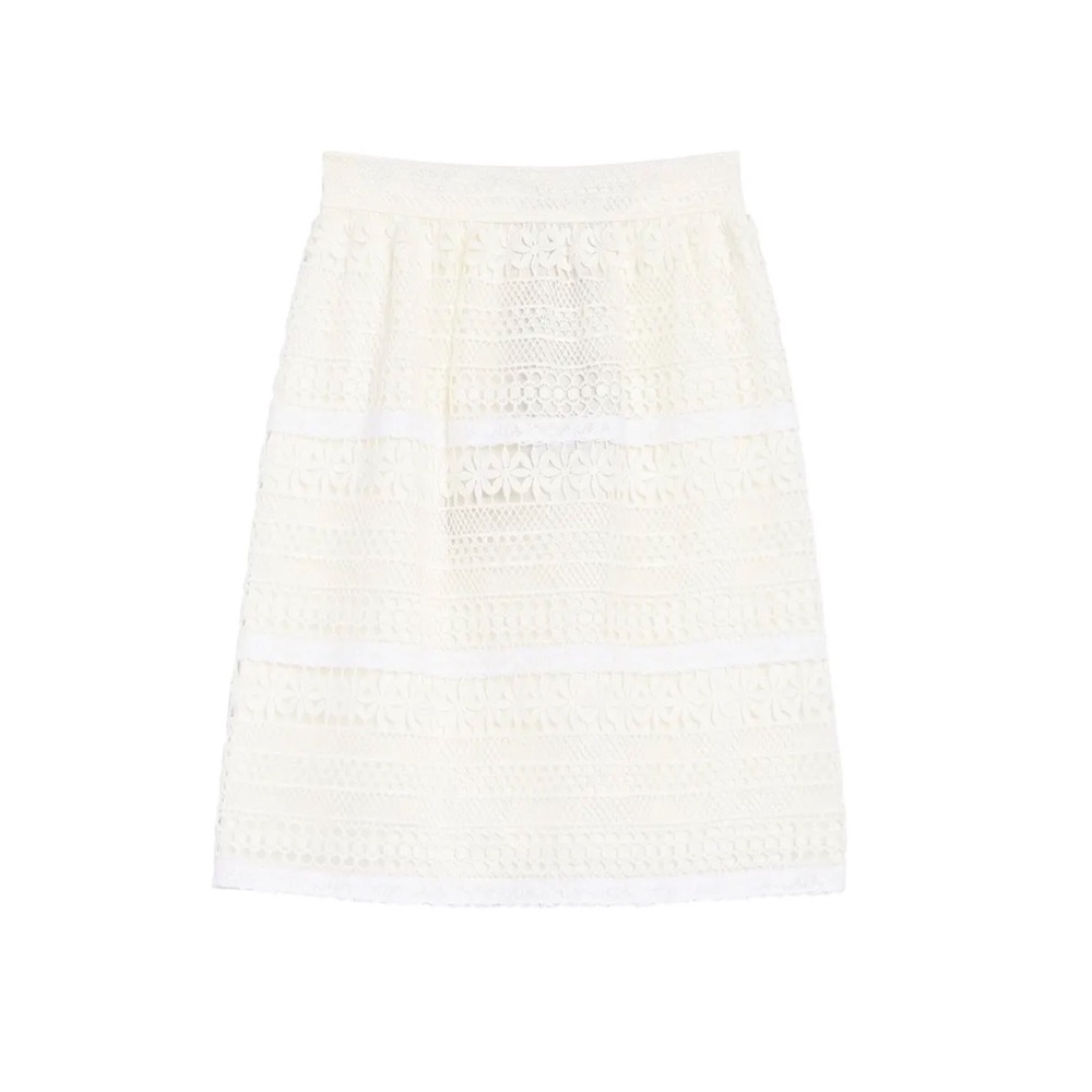 Burberry Crochet Lace Skirt